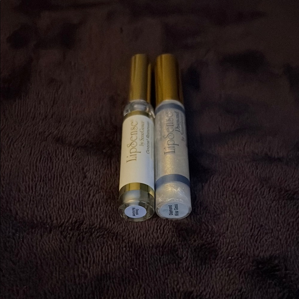 COPY - COPY - LipSense Gloss Duo with Gold Caps brand new sealed